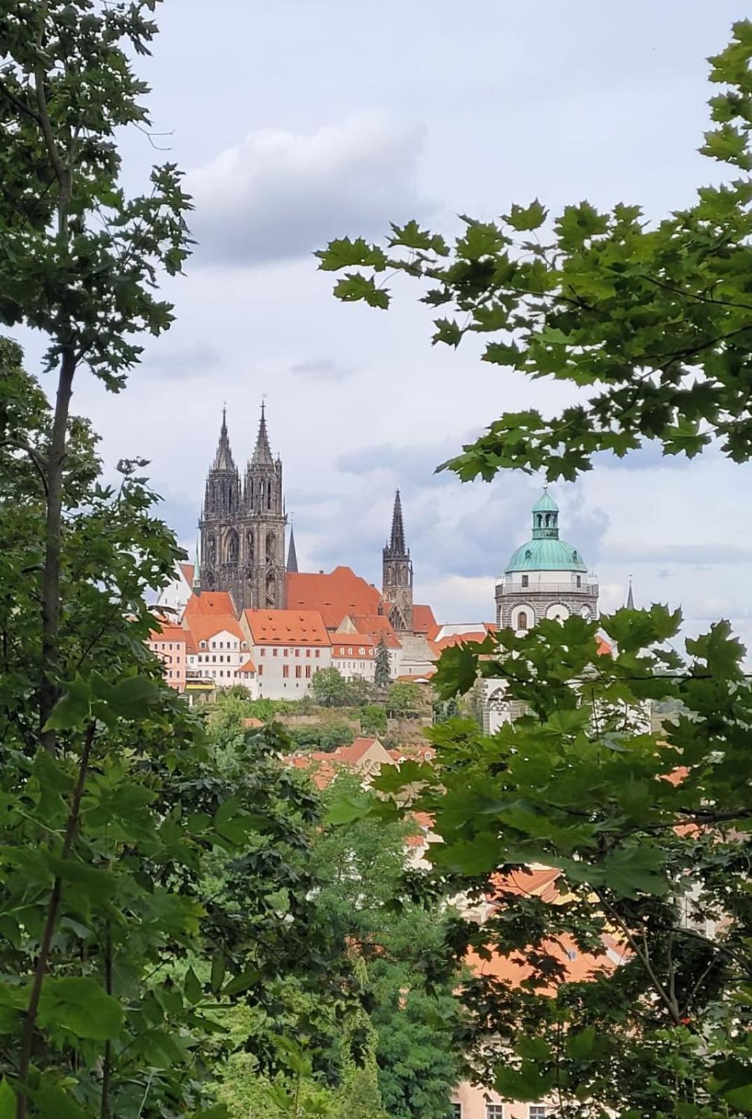 Cosel Apartment Altstadt Radfahrer Balkon Meißen Exteriör bild