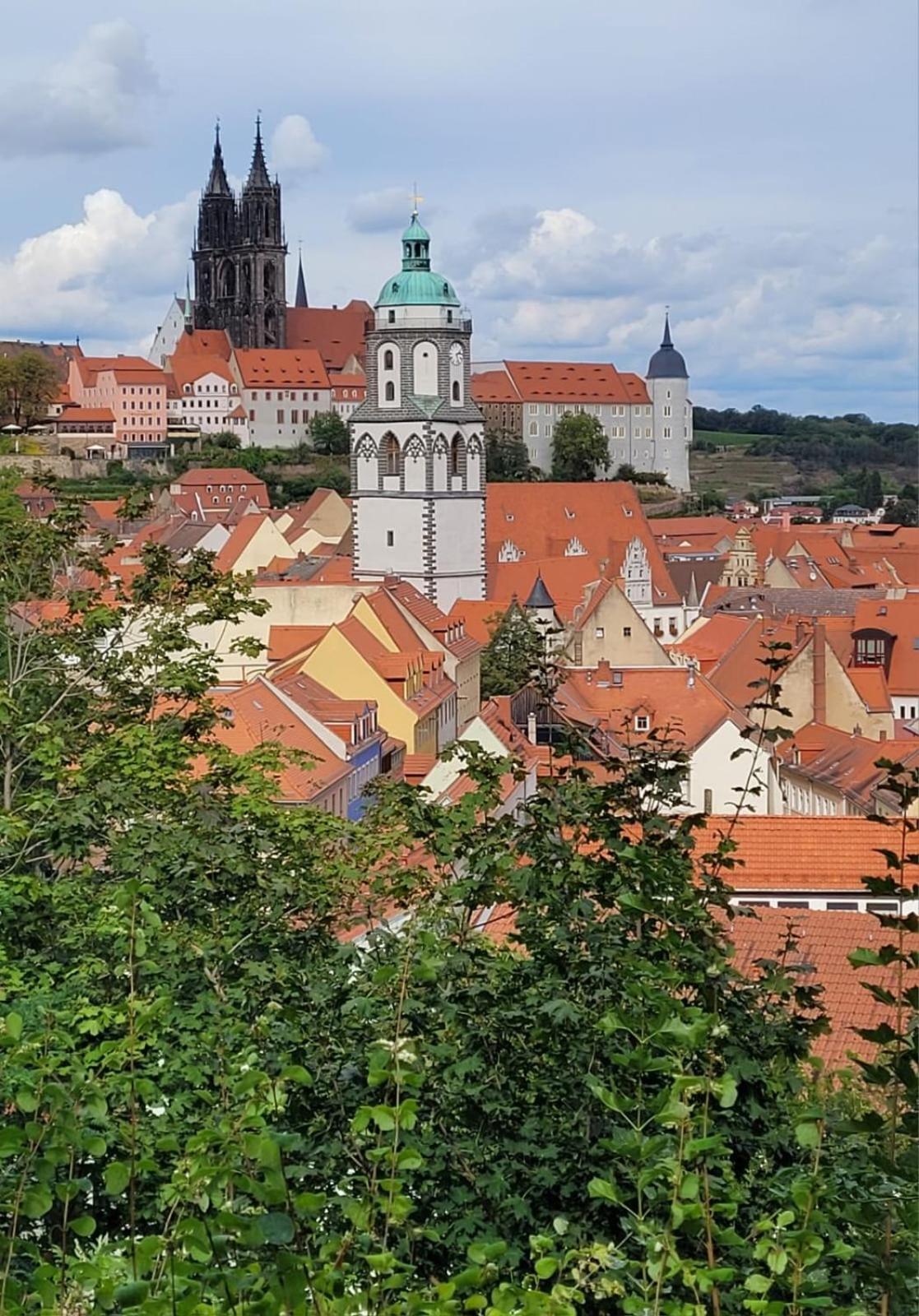 Cosel Apartment Altstadt Radfahrer Balkon Meißen Exteriör bild