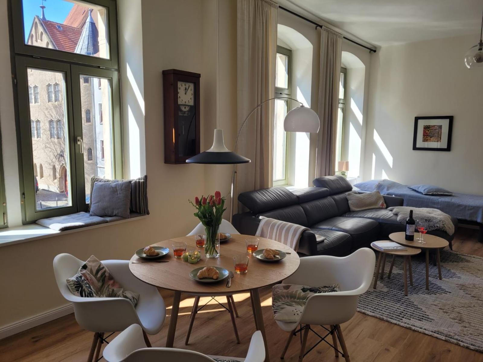 Cosel Apartment Altstadt Radfahrer Balkon Meißen Exteriör bild