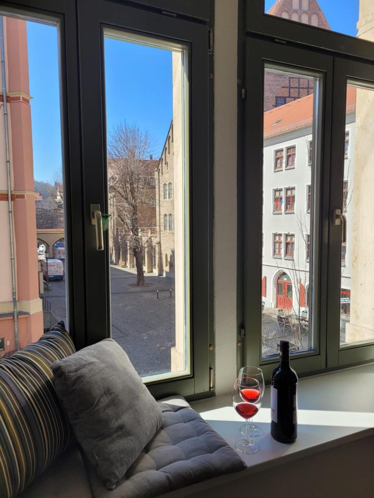Cosel Apartment Altstadt Radfahrer Balkon Meißen Exteriör bild